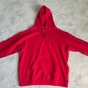 overtime red hoodie !